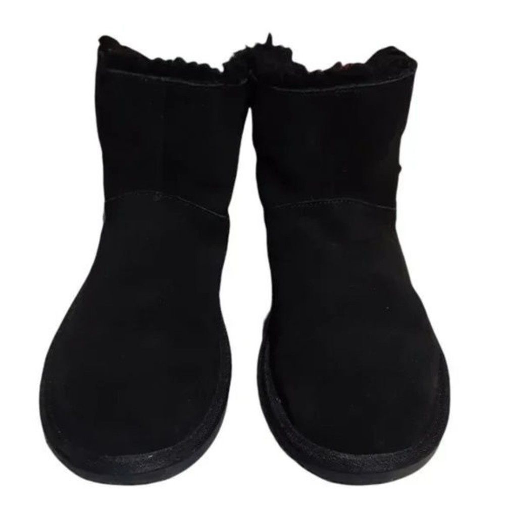 Koolaburra by UGG Koola Purple Stars Mini Youth Black Winter Boots Size 5
